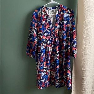 J. Crew: floral/butterfly print dress